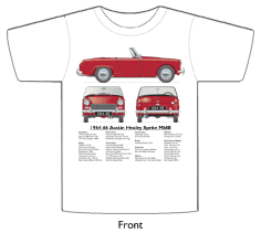 Austin Healey Sprite MkIII 1964-66 T-shirt Front